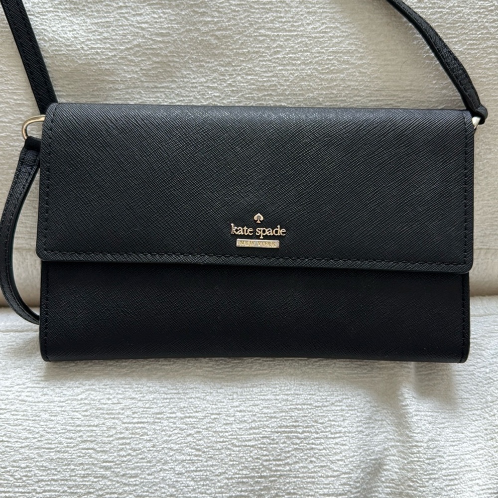 Black Kate Spade Wallet Purse